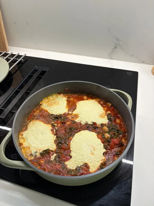 Shakshuka with Tofu & Cashew Egg